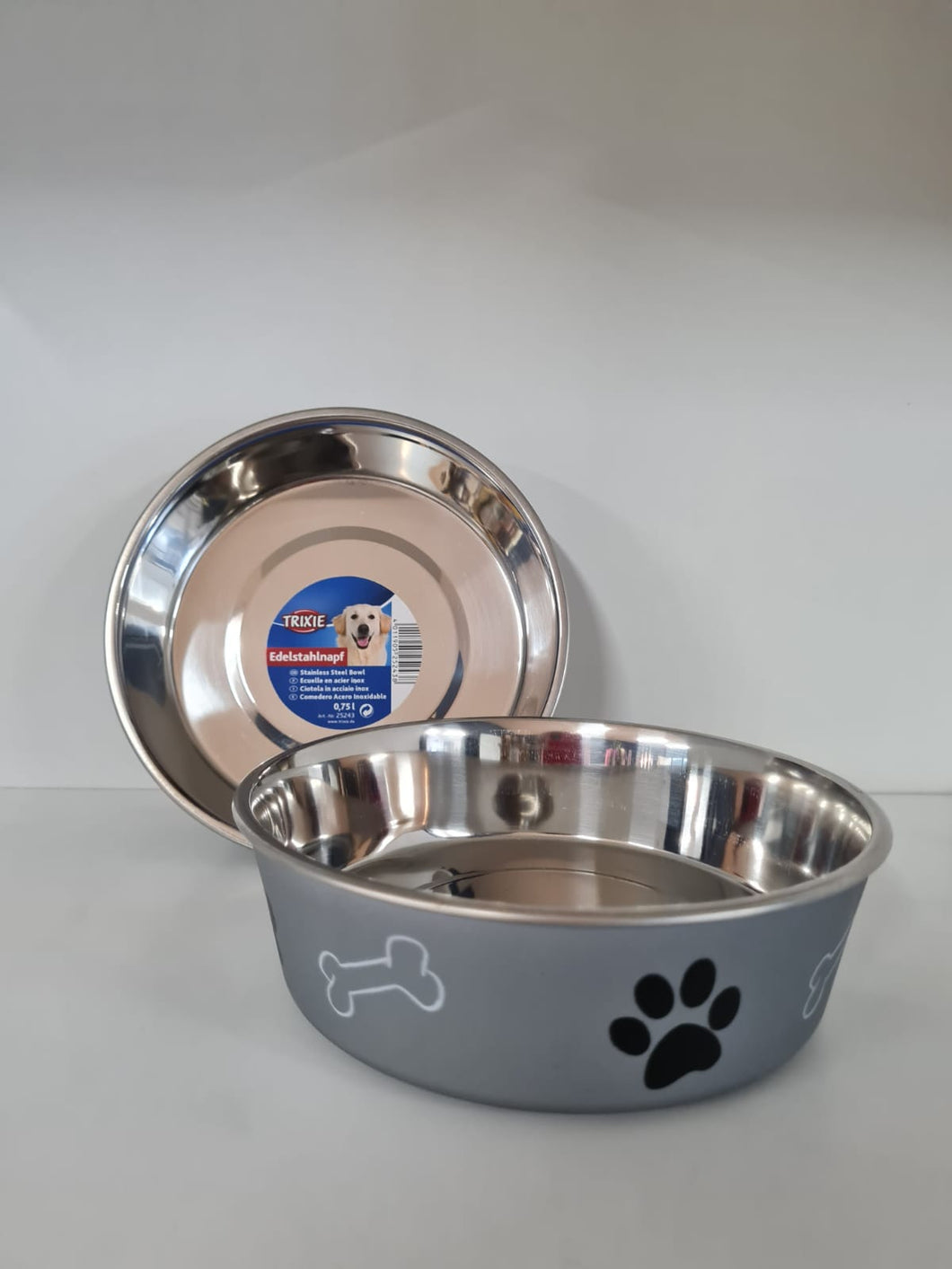 Brushed Steel - Dog Bowl Small