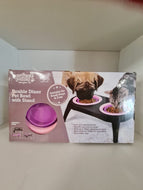 Double Diner Pet Bowl With Stand